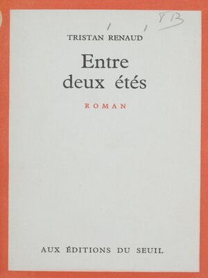 cover image of Entre deux étés